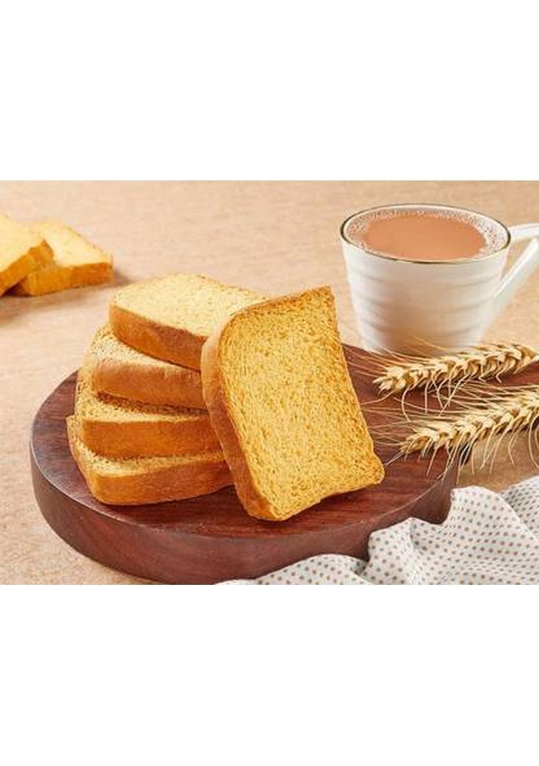 The Paratha & Ready Bites Premium Tea Time Toast Rusk Crunchy Flavored Sesame Bakery Biscuit (500 G)