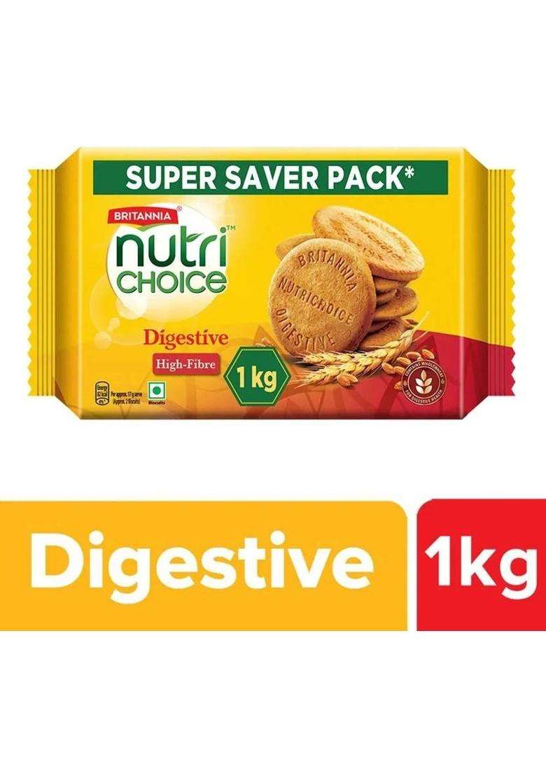 Britannia Nutrichoice Hi-Fibre Digestive/ Cookies Biscuit (999.5 G) - Indya