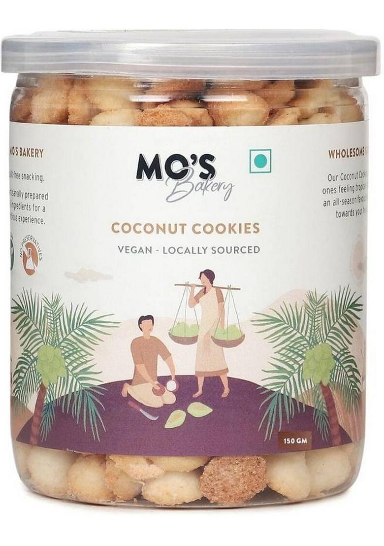 Mo'S Coconut Cookies | Tasty And Nutritious |100% Natural Biscuit (150 G)