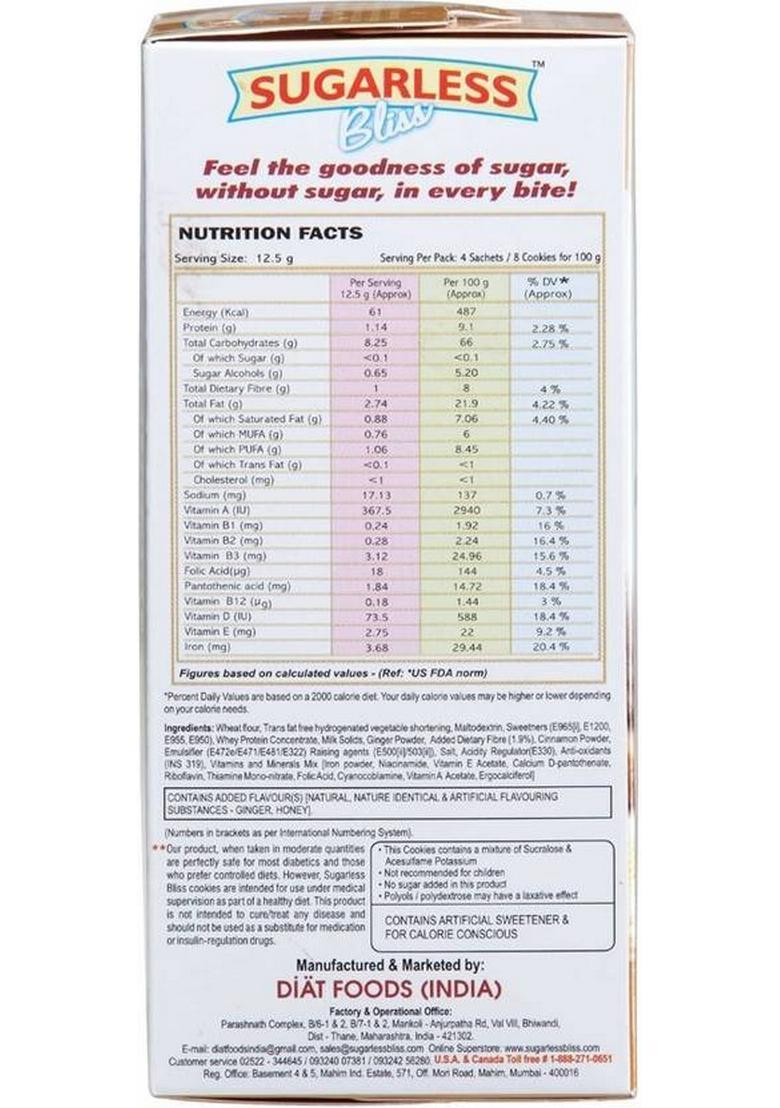 Sugarless Bliss Sugar Free & Digestive Cookies