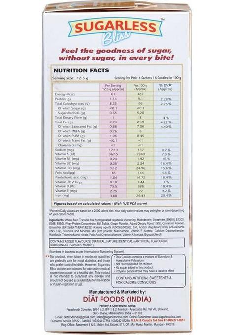 Sugarless Bliss Sugar Free & Digestive Cookies