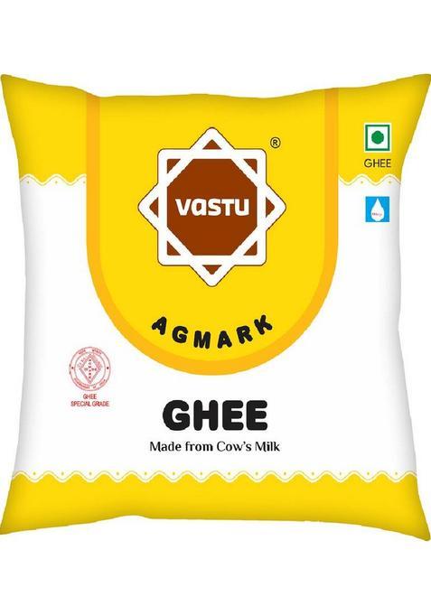 Vastu Cow Ghee Organic Pure Pouch (500 Ml)