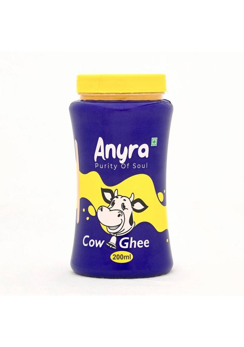 Anyra Pure Cow Ghee 200Ml | Rich Aroma Premium Quality Natural & Healthy Plastic Bottle (200 Ml)