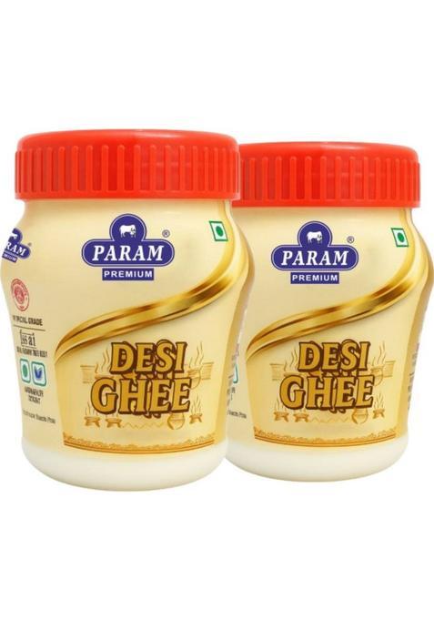 Param Desi Ghee With Rich Aroma, Made From 100% Fresh Milk Tetrapack (200 Ml, Pack Of 2)