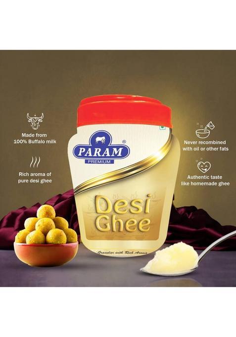 Param Desi Ghee With Rich Aroma, Made From 100% Fresh Milk Tetrapack (200 Ml, Pack Of 2)