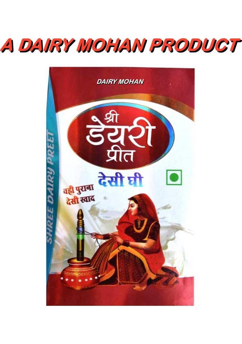 Dairy Mohan Preet Desi Ghee For Better Immunity Digestion Pure Healthy And Natural 1 Ltr Tetrapack (1 L)