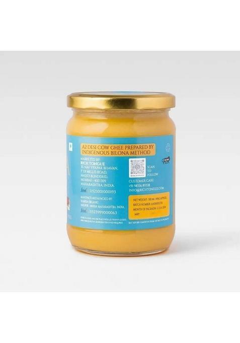 Sama Garv Se Desi A-2 Cow Ghee Pure & Natural |Rich In Nutrition| A2 For Cooking Glass Bottle (500 Ml)