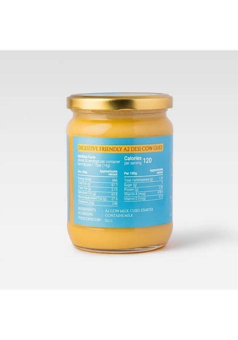 Sama Garv Se Desi A-2 Cow Ghee Pure & Natural |Rich In Nutrition| A2 For Cooking Glass Bottle (500 Ml)