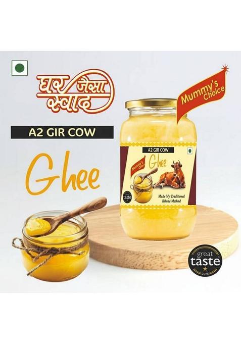 Mummy'S Choice A2 Gir Cow Ghee Desi Bilona Method 500Ml Glass Bottle (500 Ml)