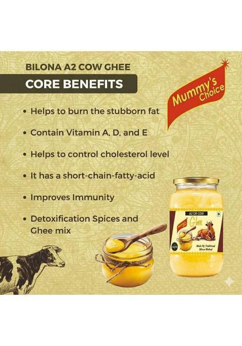 Mummy'S Choice A2 Gir Cow Ghee Desi Bilona Method 500Ml Glass Bottle (500 Ml)