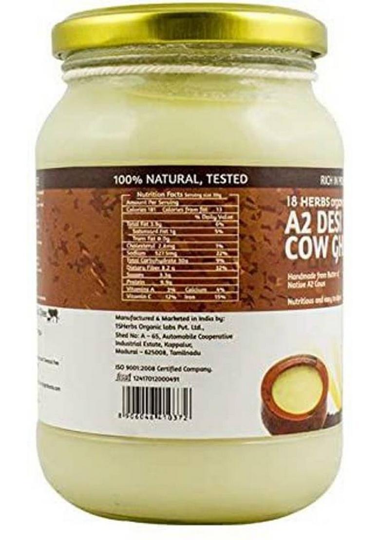 18 Herbs Desi Ghee Glass Bottle (500 Ml)
