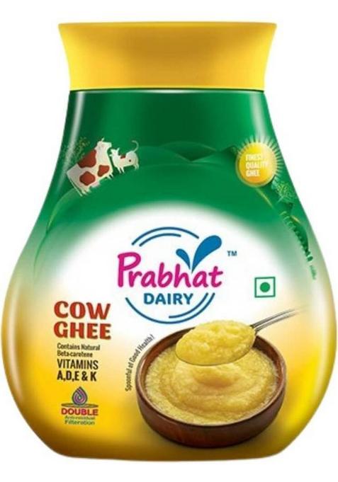 Prabhat Pure Cow Ghee Plastic Bottle (500 Ml)