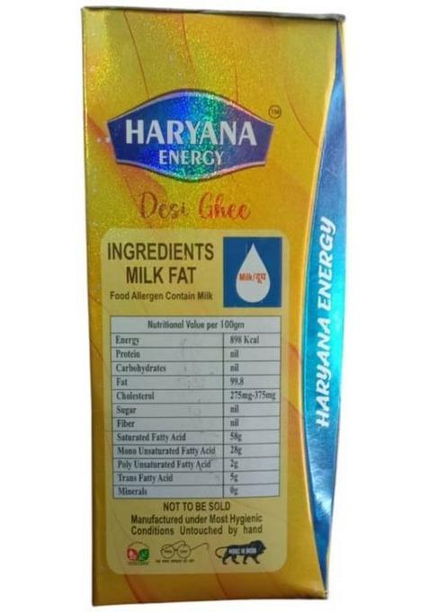 Savaria Krishna Haryana Energy Desi Ghee Better Immunity Pure And Healthy Cow Ghee! 1 Ltr Tetra Tetrapack (1 L)