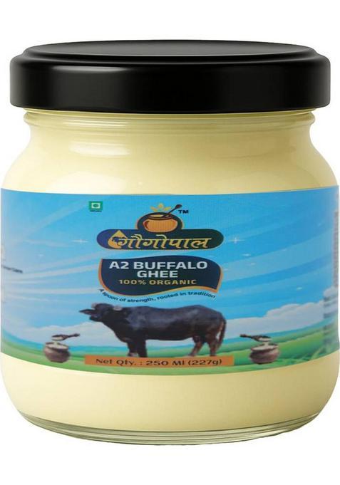 Gaugopal A2 Buffalo Ghee 250 Ml Glass Bottle (250 Ml)