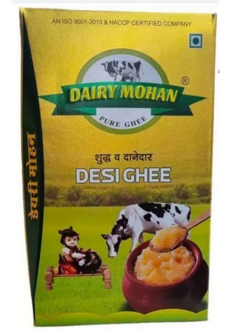 Dairy Mohan Desi Ghee For Better Immunity Digestion Pure Healthy And Natural 1 Ltr Premium Tetrapack (1000 Ml)