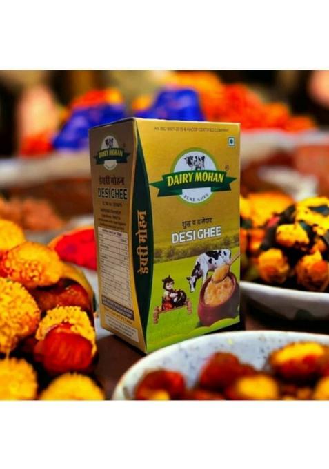 Dairy Mohan Desi Ghee For Better Immunity Digestion Pure Healthy And Natural 1 Ltr Premium Tetrapack (1000 Ml)