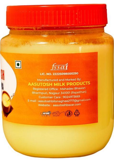 Aasutosh Milk Product A2 Desi Ghee, 100% Pure Glass Jar 1 Kg Ghee Box (1000 G)