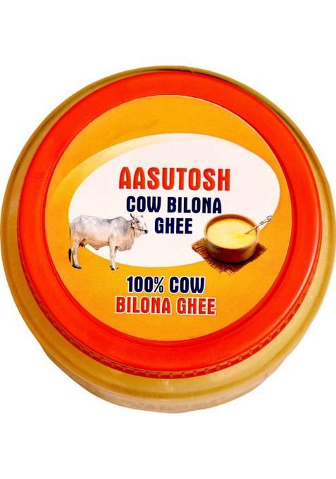 Aasutosh Milk Product A2 Desi Ghee, 100% Pure Glass Jar 1 Kg Ghee Box (1000 G)