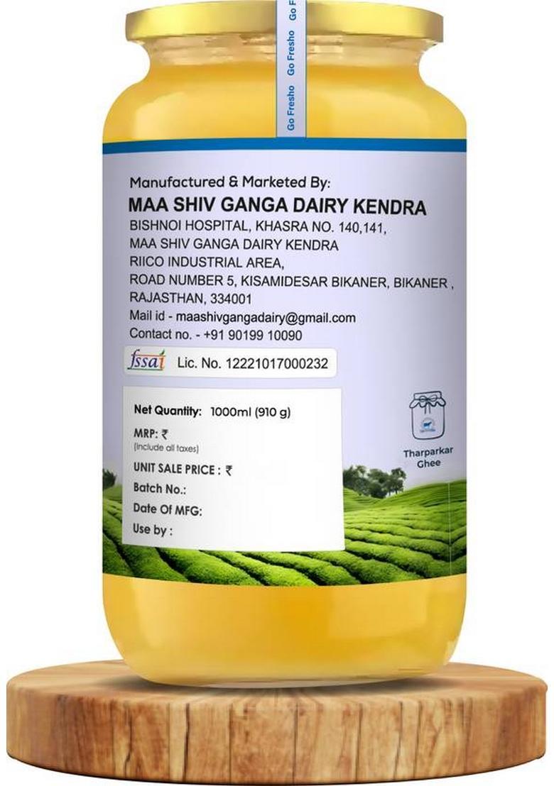 Go Fresho A2 Desi Hallikar Cow Ghee | Pure, Natural And Healthy Glass Bottle (500 Ml)