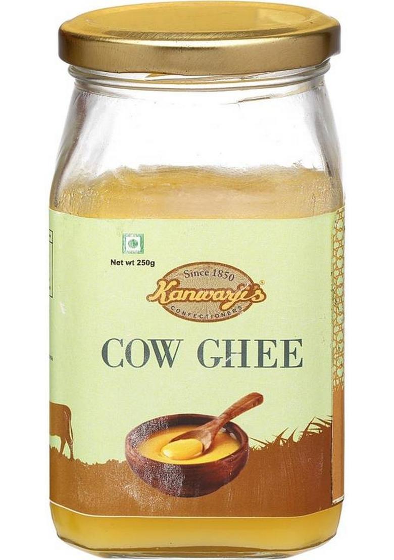 Kanwarji'S 100% Pure & Natural Desi Ghee Special Cow Glass Bottle (250 G)