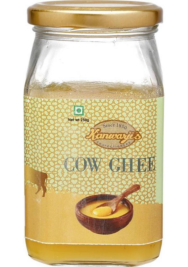 Kanwarji'S 100% Pure & Natural Desi Ghee Special Cow Glass Bottle (250 G)