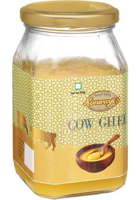 Kanwarji'S 100% Pure & Natural Desi Ghee Special Cow Glass Bottle (250 G)