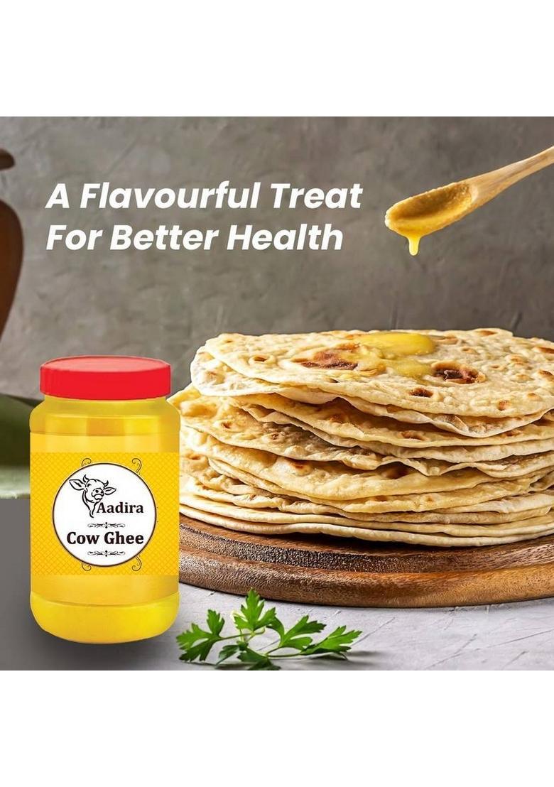 Aadira Cow Ghee Plastic Bottle (500 Ml)