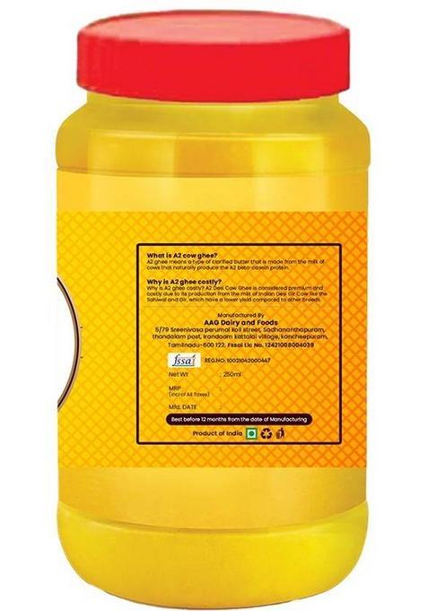 Aadira Cow Ghee Plastic Bottle (500 Ml)