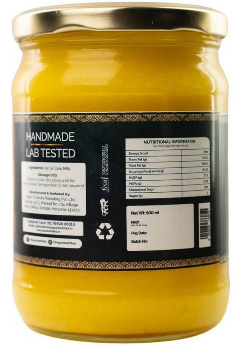 Pure Whites A2 Gir Cow Desi Ghee