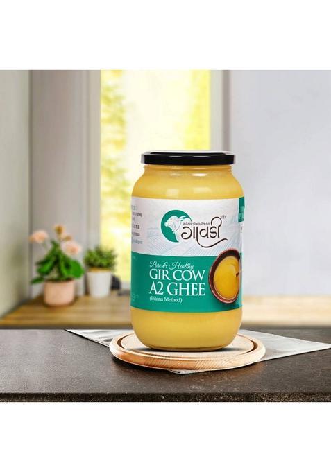 Gawdee Gir Cow Premium A2 |Method Ghee|No Adulteration Ghee Glass Bottle (1 L)
