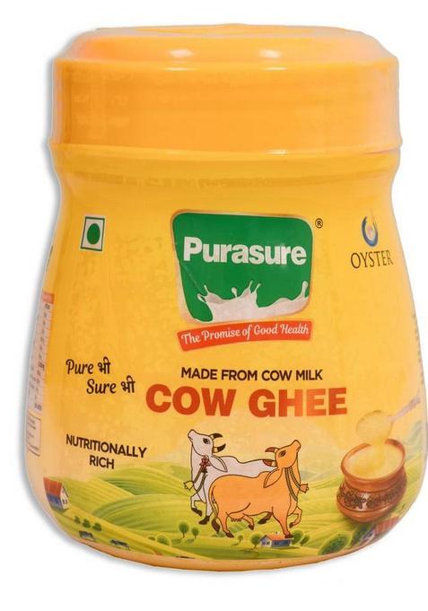 Purasure Pure Cow Ghee Plastic Bottle (500 Ml)