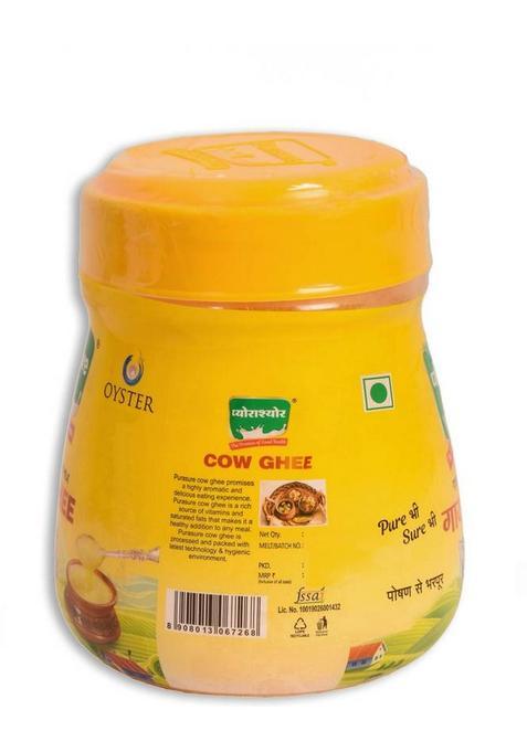 Purasure Pure Cow Ghee Plastic Bottle (500 Ml)