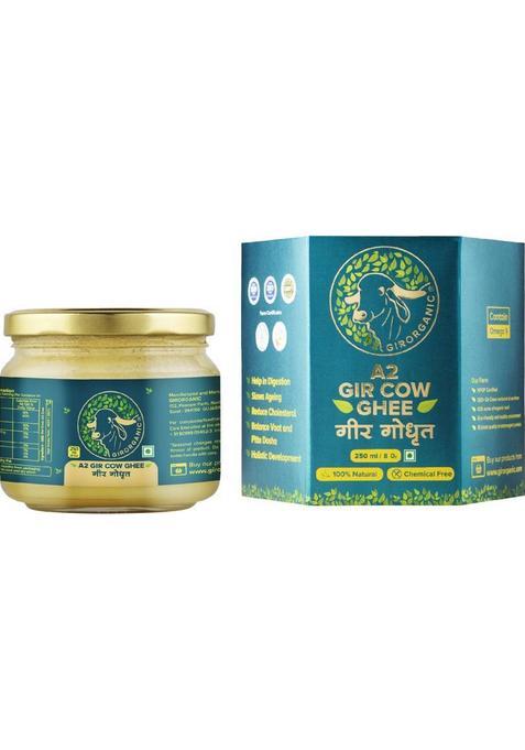 Girorganic Gir Cow Pure A2 Ghee Glass Bottle (230 G)