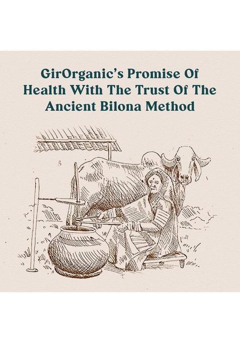 Girorganic Gir Cow Pure A2 Ghee Glass Bottle (230 G)