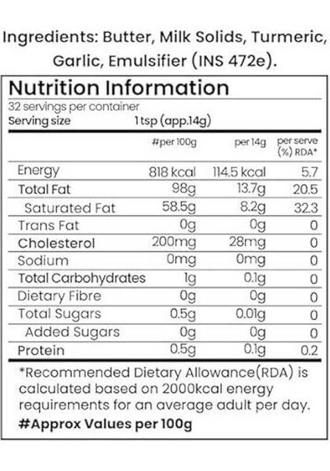Sanjeevani Organics Bilona Cow Ghee 1000 Ml | Lab-Tested & Certified Organic| Healthy Glass Bottle (1000 Ml)
