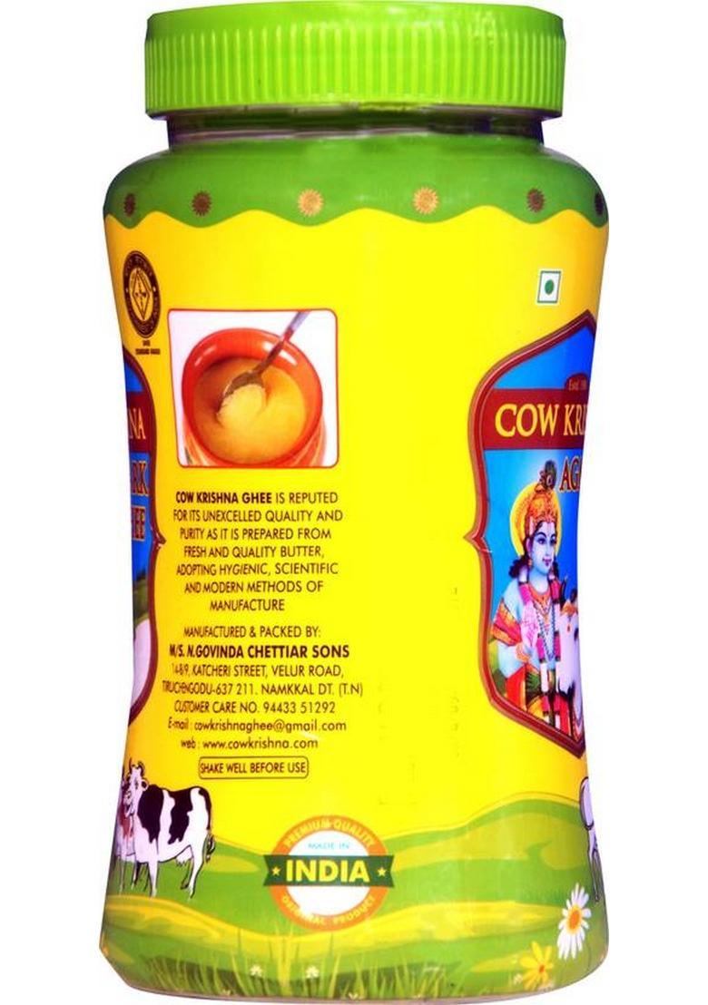 Cow Krishna Pure Ghee (Pack Of 2) 500Ml Plastic Bottle (1 L, Pack
