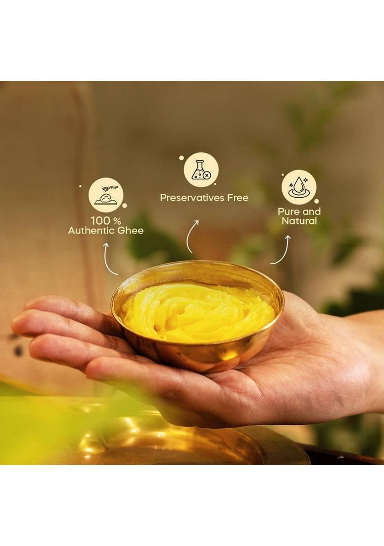 Himalayan Natives 100% Natural Pahadi Cow Ghee Plastic Bottle (1 L)