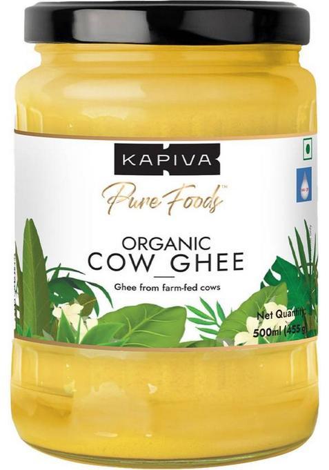 Kapiva Organic Ghee Glass Bottle (500 Ml)