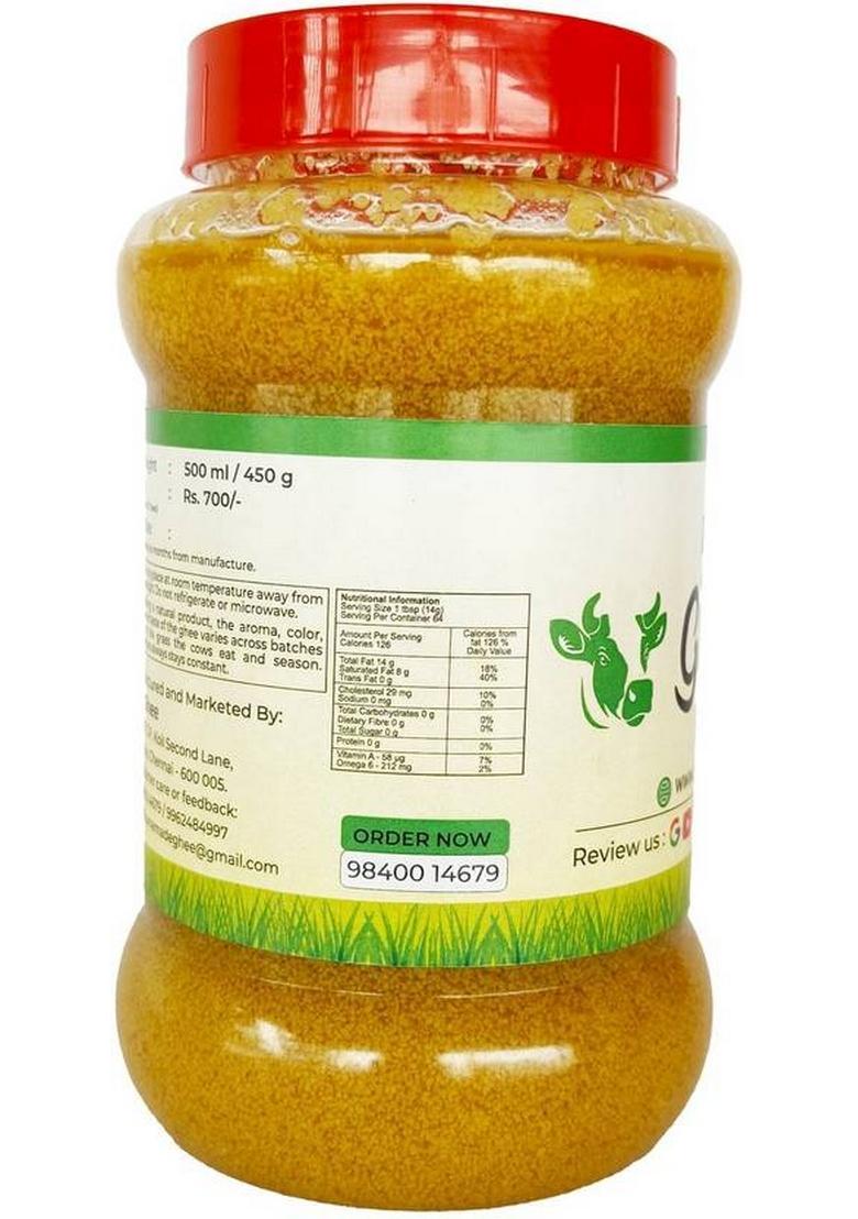 Hari Ghee Pure Cow Plastic Bottle (500 G)