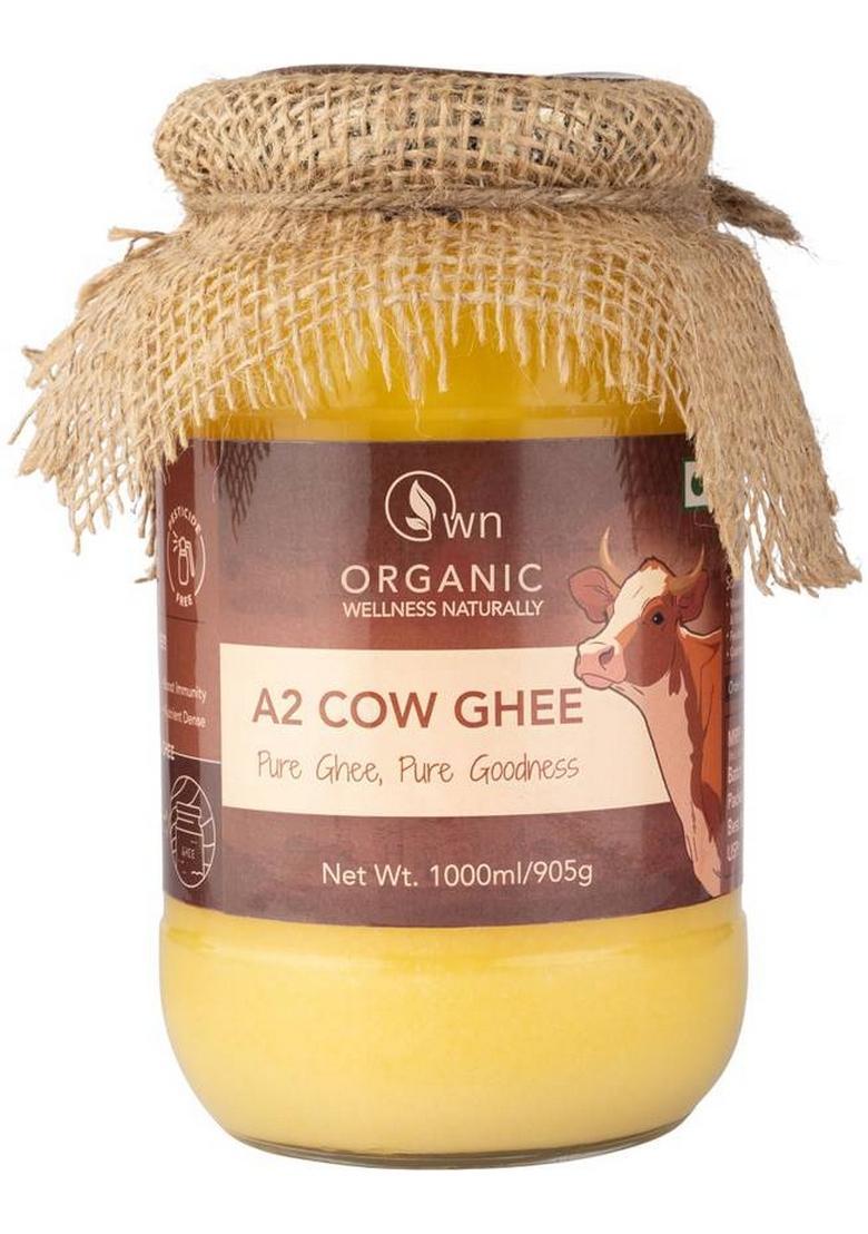 Own-Organic Wellness Naturally A2 Cow Ghee 1000Ml