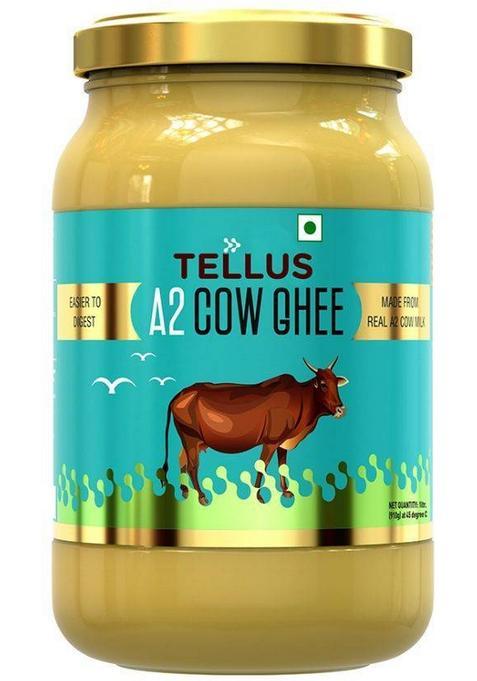 Tellus A2 Cow Ghee 500Ml Glass Bottle (500 G)