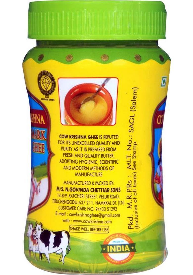 Cow Krishna Agmark Ghee-Pure Ghee 200Ml (Pack Of 4) Plastic Bottle (800 Ml, Pack