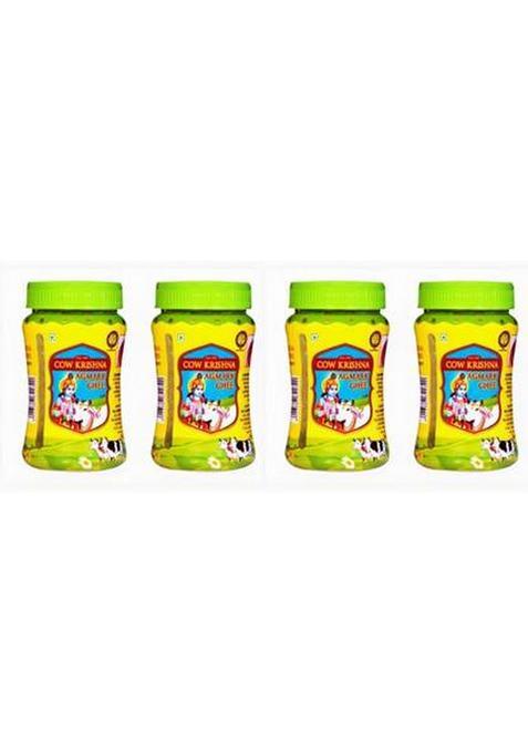 Cow Krishna Agmark Ghee-Pure Ghee 200Ml (Pack Of 4) Plastic Bottle (800 Ml, Pack