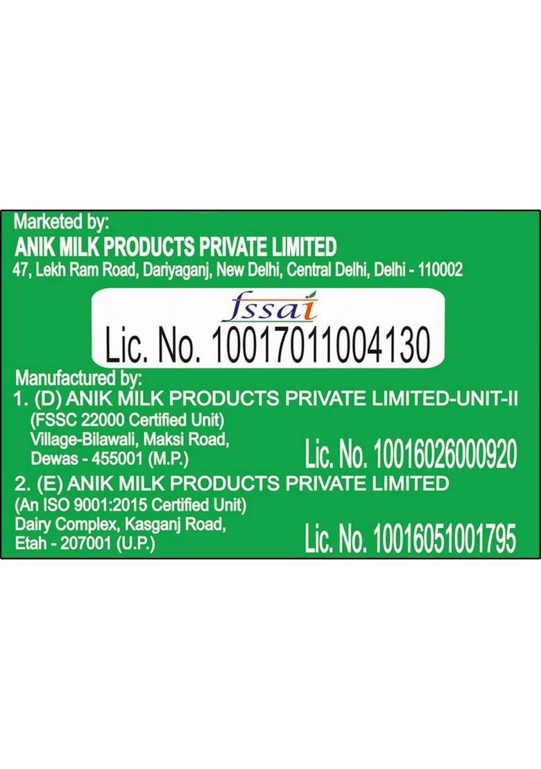 Anik Buffalo Ghee Carton (500 Ml)