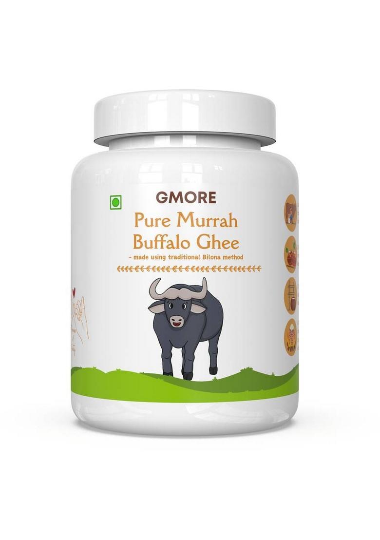 Gmore Desi Buffalo Ghee Made By Churned / Bilona Method Rich Taste & Aroma