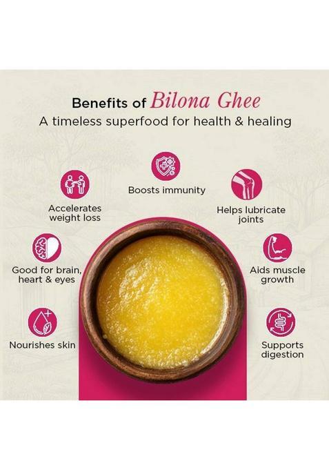 Daichi Desi Cow Ghee|Pure, Natural, And Healthy, Indigenous A2 Cows Milk| Ghee Glass Bottle (1 Kg)