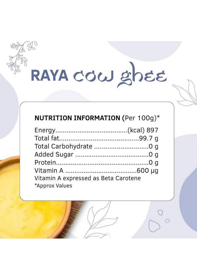 Raya Cow Ghee 100Ml Ea Plastic Bottle (100 G)