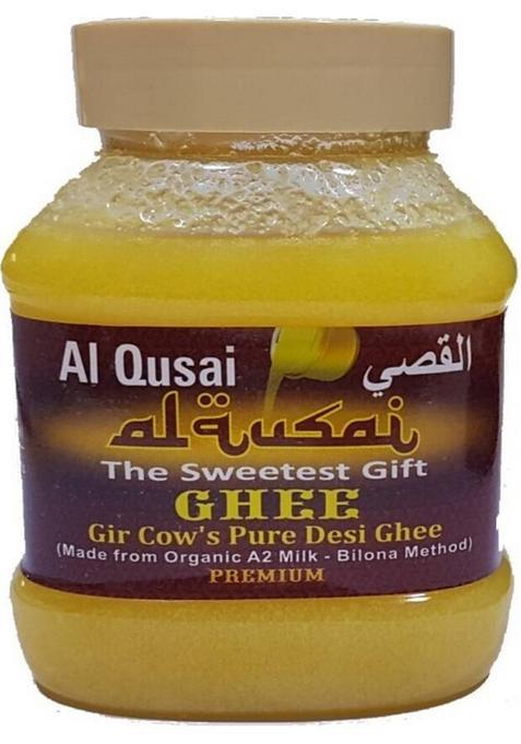 Al Qusai Ghee, 250Ml In Pet Bottle, Gir Cow'S Pure Desi Ghee(Made From Organic A2 Milk-Bilona Method) Ghee Plastic Bottle (250 Ml)