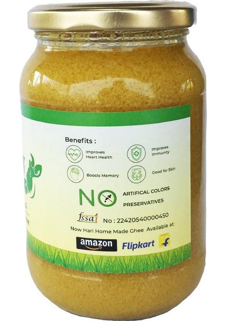 Hari Ghee | Pure Desi Cow Glass Bottle (500 Ml)