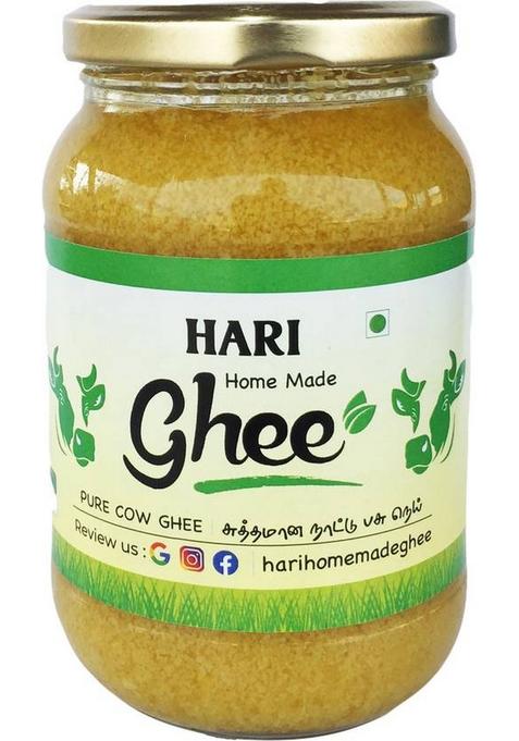 Hari Ghee | Pure Desi Cow Glass Bottle (500 Ml)
